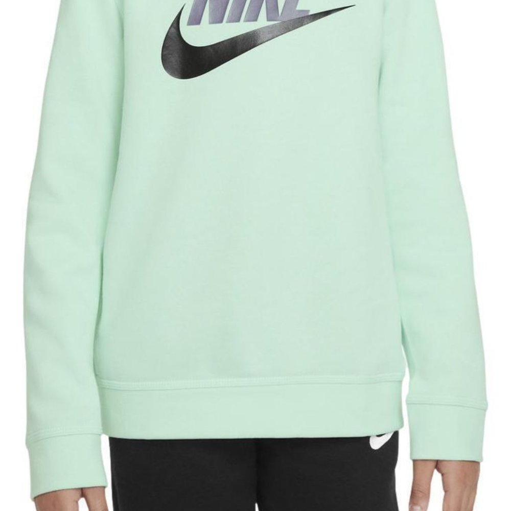 Nike Sportswear Big Kids' Boy's Pullover Club Fleece Crew Sweatshirt - Picture 3 of 6